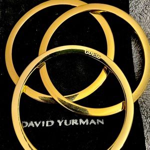 Guess Golden Bangle bracelet set